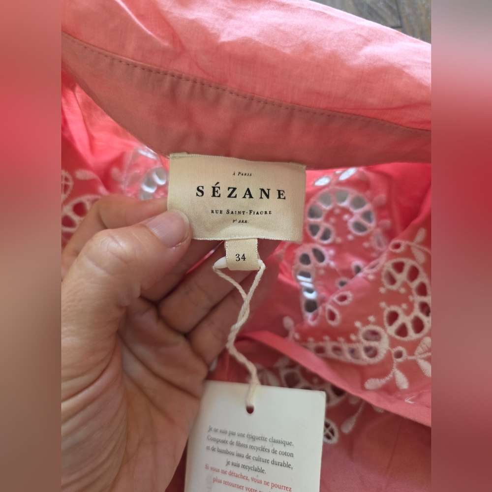 NWT Sezane Elvira Blouse - Picture 10 of 13